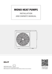 MITSUI MHPA22RP24P3MI Installation And Owner's Manual