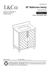 Rona Landon & Co Ashley LWS36RSV Manual
