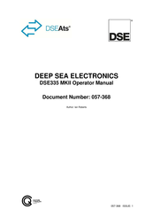DEEP SEA ELECTRONICS DSE335 Operator's Manual