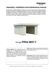 Lemeks Palmako FR44-3857-7 Assembly, Installation And Maintenance Manual