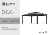 Palram canopia DALLAS 12x20 / 3.6x6 How To Assemble