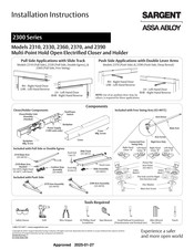 Assa Abloy SARGENT 2370 Installation Instructions Manual