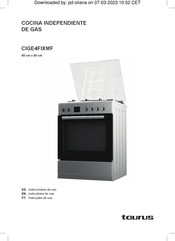 Taurus CIGE4FIXMF Instructions For Use Manual