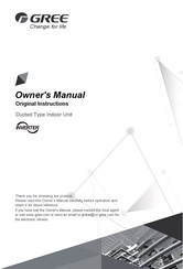 Gree GFH30CCXH-D6DNA1G/I Owner's Manual