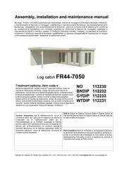 Palmako 112231 Assembly, Installation And Maintenance Manual