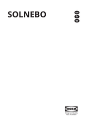 IKEA SOLNEBO Instruction Manual