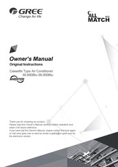 Gree GKH30ECXF-D6DNA1G/I Owner's Manual