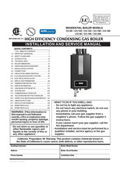 ECR International CH-120 Installation And Service Manual