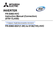 Mitsubishi Electric FR-E860-HVC Instruction Manual