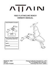 ATTAIN FITNESS H803 Owner's Manual