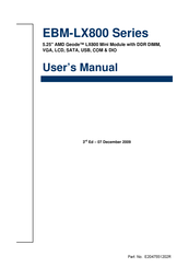 Aualue EBM-LX800 Series User Manual