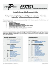 Prestige APS787Z Installation And Reference Manual
