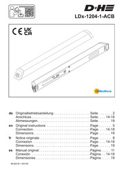 D+H LDx-1204-1-ACB Original Instructions Manual
