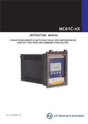 L&T Electrical & Automation MC61C-nX Series Instruction Manual