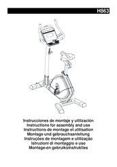 BH FITNESS i.TFB MED H863H Instructions For Assembly And Use