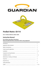 Guardian Fall Protection CB-1-B Instruction Manual