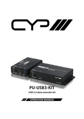 CYP PU-USB3-KIT Operation Manual