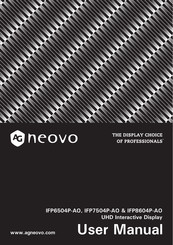 AG Neovo IFP8604P-AO User Manual