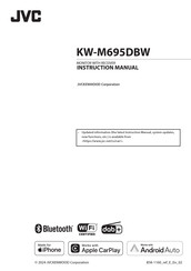 JVC KW-M695DBW Instruction Manual
