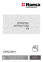 Hansa ZIM628KH Operating Instructions Manual