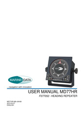 MARINE DATA MD77HR User Manual