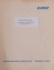 EMR 222A-03-0999A Instruction Manual