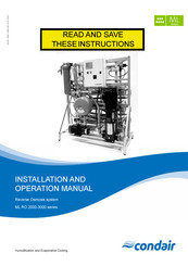 Condair ML RO 2000 Series Installation And Operation Manual
