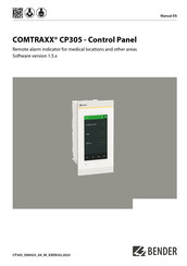 Bender COMTRAXX CP305 Manual