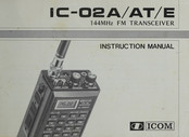 Icom IC-02A/AT/E Instruction Manual