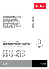 Amica KHF 666 700 S HC Operating Instructions Manual