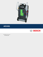Bosch ACS 651 Original Instructions Manual
