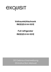 Exquisit RKS325-V-H-161E Instruction Manual