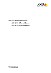 Axis Q2112-E User Manual