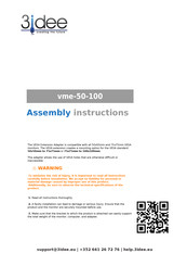 3idee vme-50-100 Assembly Instructions Manual