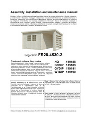 Palmako 119191 Assembly, Installation And Maintenance Manual