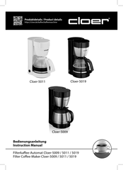 Cloer Cloer-5009 Instruction Manual