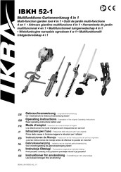 Ikra IBKH 52-1 Operating Instructions Manual