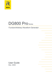 Rigol DG852 Pro User Manual