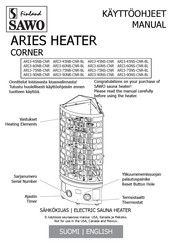 Sawo ARIES ARI3-90NS-CNR-BL-P-C Manual