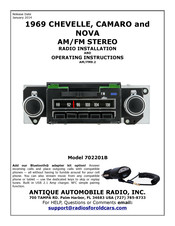 Antique Automobile Radio 702201B Installation And Operating Instructions