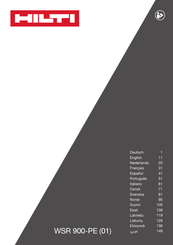Hilti WSR 900-PE (01) Manual