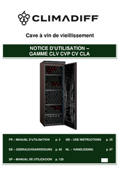 Climadiff CV295B2 Use Instruction
