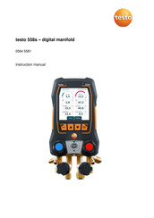 TESTO 558s Instruction Manual