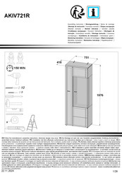 Forte AKIV721R Assembling Instruction