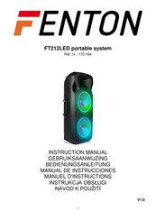 Fenton FT212LED Instruction Manual