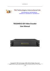 TBS technologies TBS2640V2 User Manual