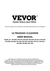 VEVOR MH-080X User Manual