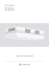 Vents DVUT 1000 PBE EC User Manual