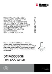 Hansa OMP6553WGH Operating Instructions Manual