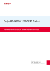 Ruijie RG-S6990-128QC2XS Hardware  Installation And Reference Manual